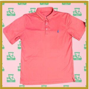 Johnnie-O Coral Golf Shirt - Youth Size 16 - Performance fabric